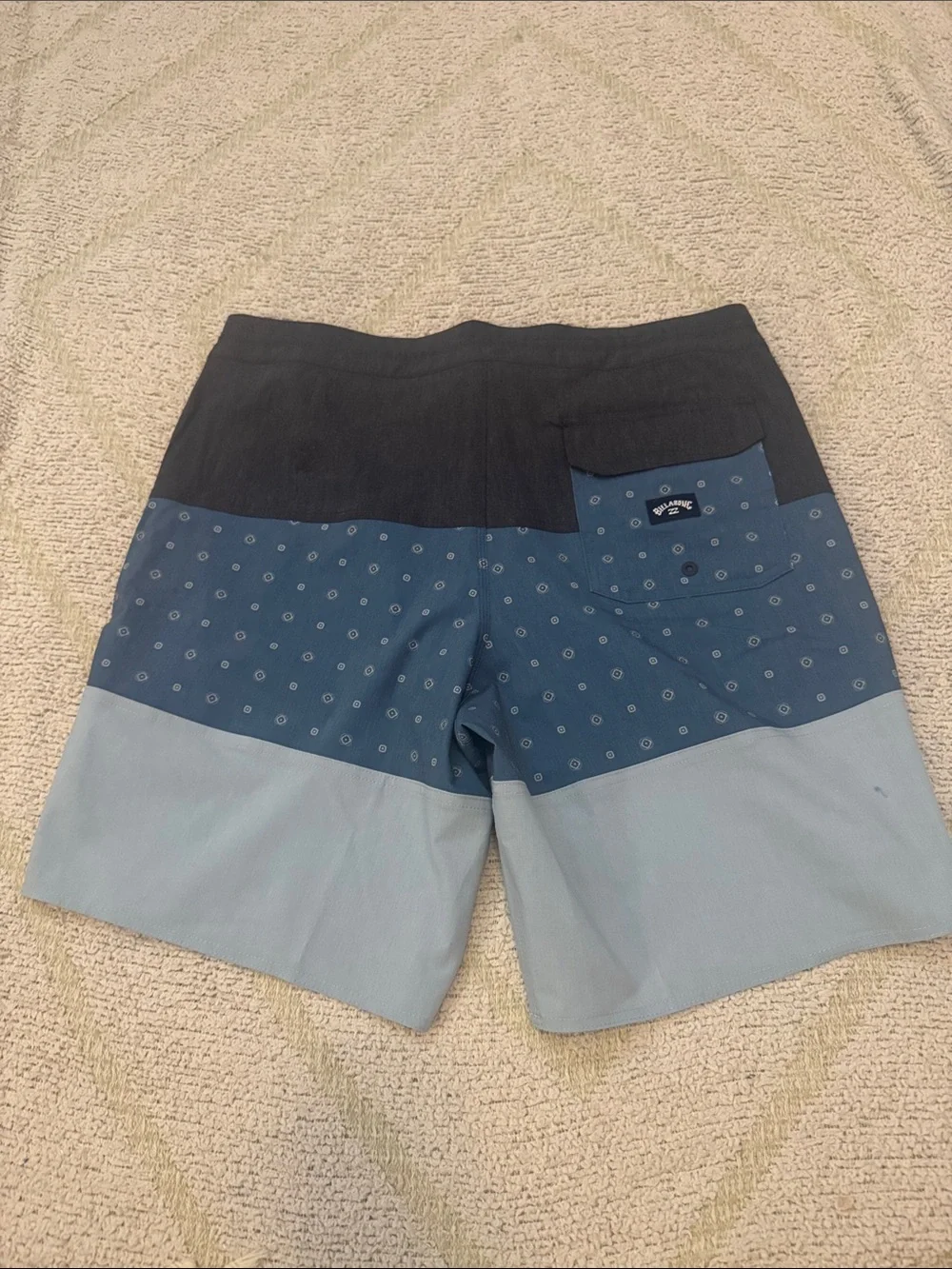 NWT Billabong Recycler Tribong Lo Tides Boardshorts Men’s 36 Blue Surf Swim